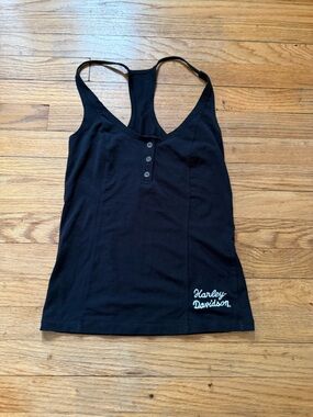 Harley-Davidson Black Logo Racerback Tank
